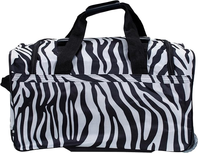 Rockland Rolling Duffel Bag, Black, 22"
