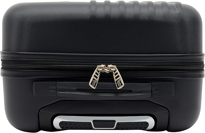 Travelers Club Cosmo Luggage, Black-20, 20-Inch