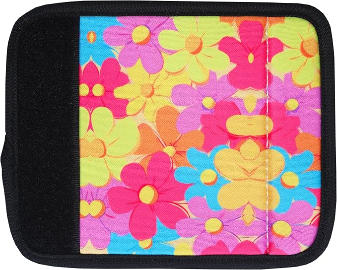 5 Pack Neoprene Luggage Handle Wraps for Suitcase Travel Luggage Tags/Identifiers/Marker/Grips