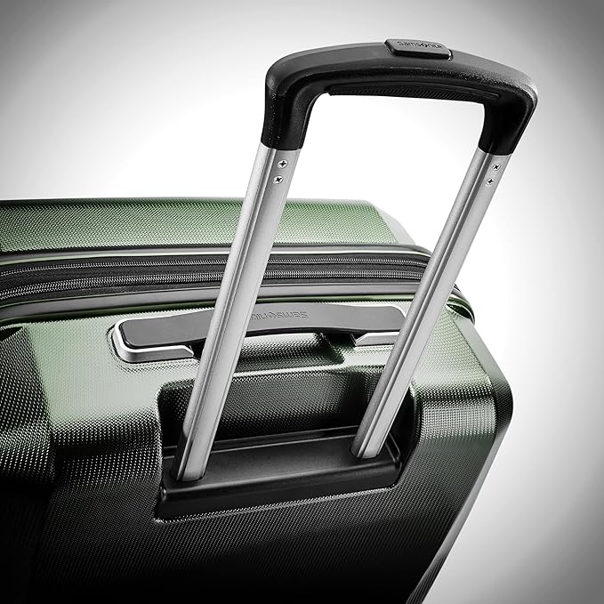Samsonite Winfield 3 DLX Hardside Expandable Luggage with Spinners, Ombre Green, 2-Piece Set (20/25)