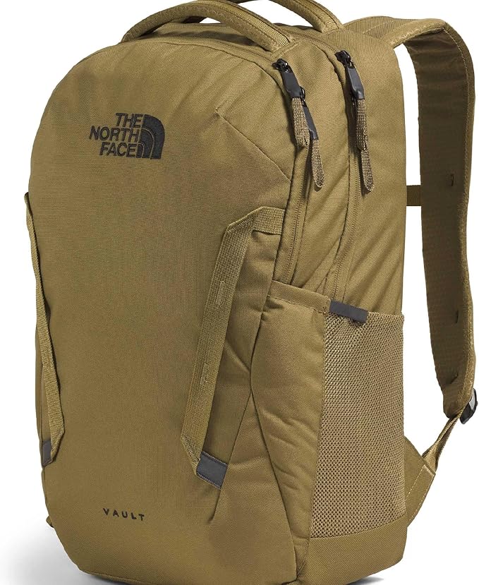 The North Face Vault Everyday Laptop Backpack - Commuter Travel Bag, Water-Repellent Finish, Spacious Compartment, Cedar, One Size