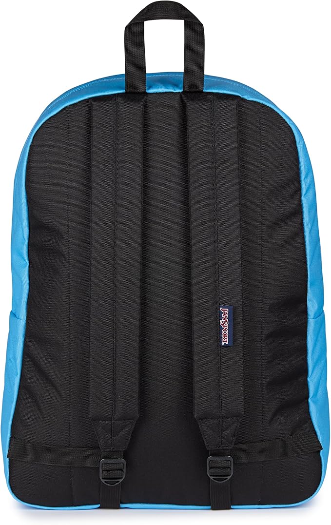 JanSport SuperBreak One Backpack - Durable, Lightweight Bag with 1 Main Compartment, Front Utility Pocket with Built-in Organizer, Premium Backpack, Electric Azul