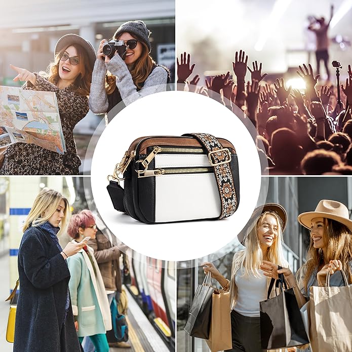 Anti Theft Crossbody Bag for Women, Slash-resistant RFID Blocking Travel Purses, Small Shoulder Bag Handbag
