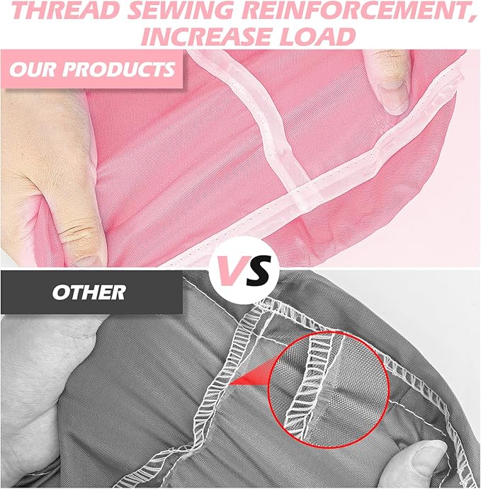 Laundry Bag,2 Pack Travel Laundry Bags for Dirty Clothes,Large Laundry Bags for Camping & Traveling,Dirty Clothes Travel Bag,24" x 36" (Cyan + Pink)