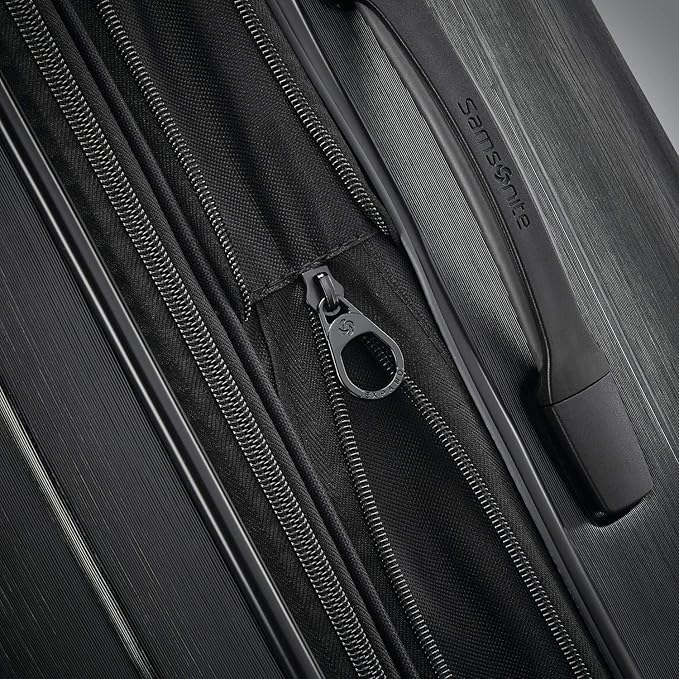 Samsonite Centric 2 Hardside Expandable Luggage with Spinner Wheels, Black, 3-Piece Set (20/24/28)
