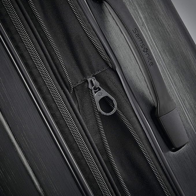 Samsonite Centric 2 Hardside Expandable Luggage with Spinner Wheels, Black, Carry-On 20-Inch
