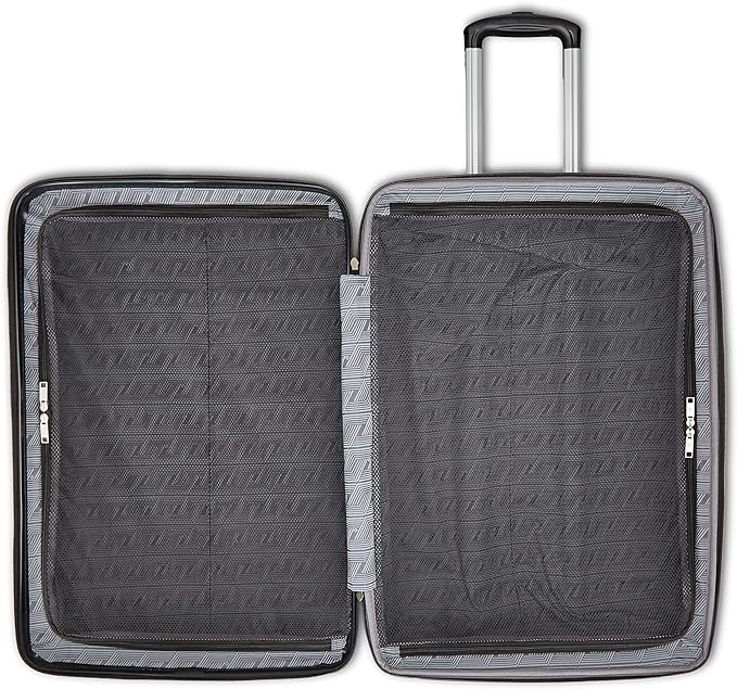 Samsonite Evolve SE Hardside Expandable Luggage with Spinners, Bass Black, 3PC Set (CO/M/L)