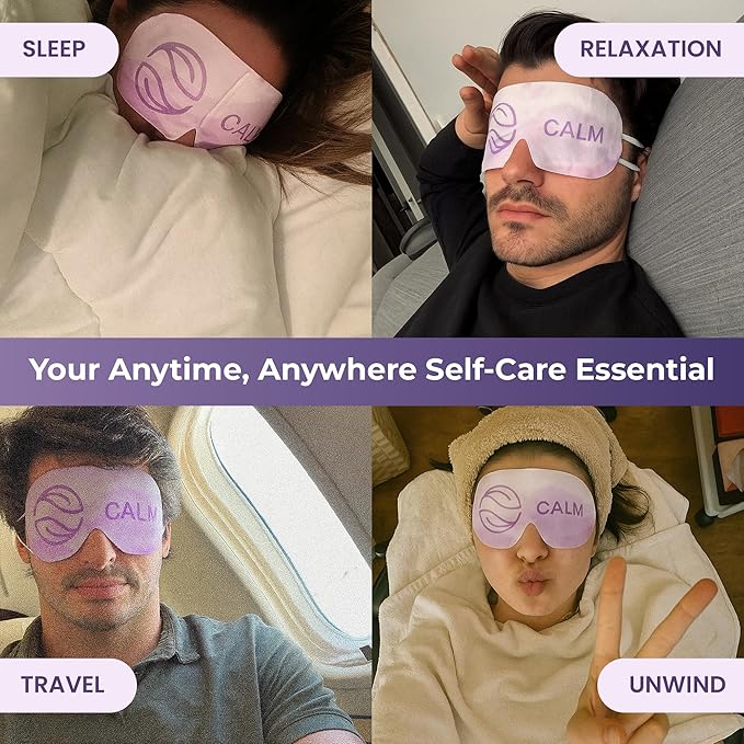 Body Restore Heated Eye Mask 5 Pack – Easter Basket Stuffers, Easter Birthday Gifts for Women & Men, Steam Warm Compress for Dry Eyes, Stye Eye Treatment, Eye Patch – Variety