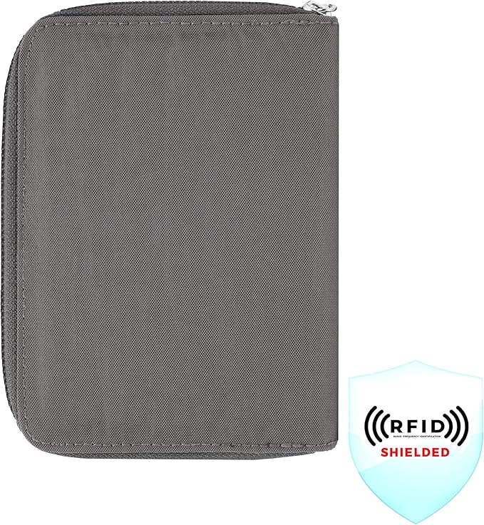 Travelon RFID Blocking Passport Zip Wallet