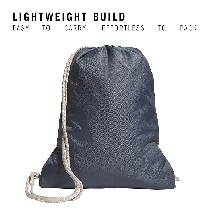adidas Alliance Sackpack – Drawstring Backpack for Sports, Small Gym Bag