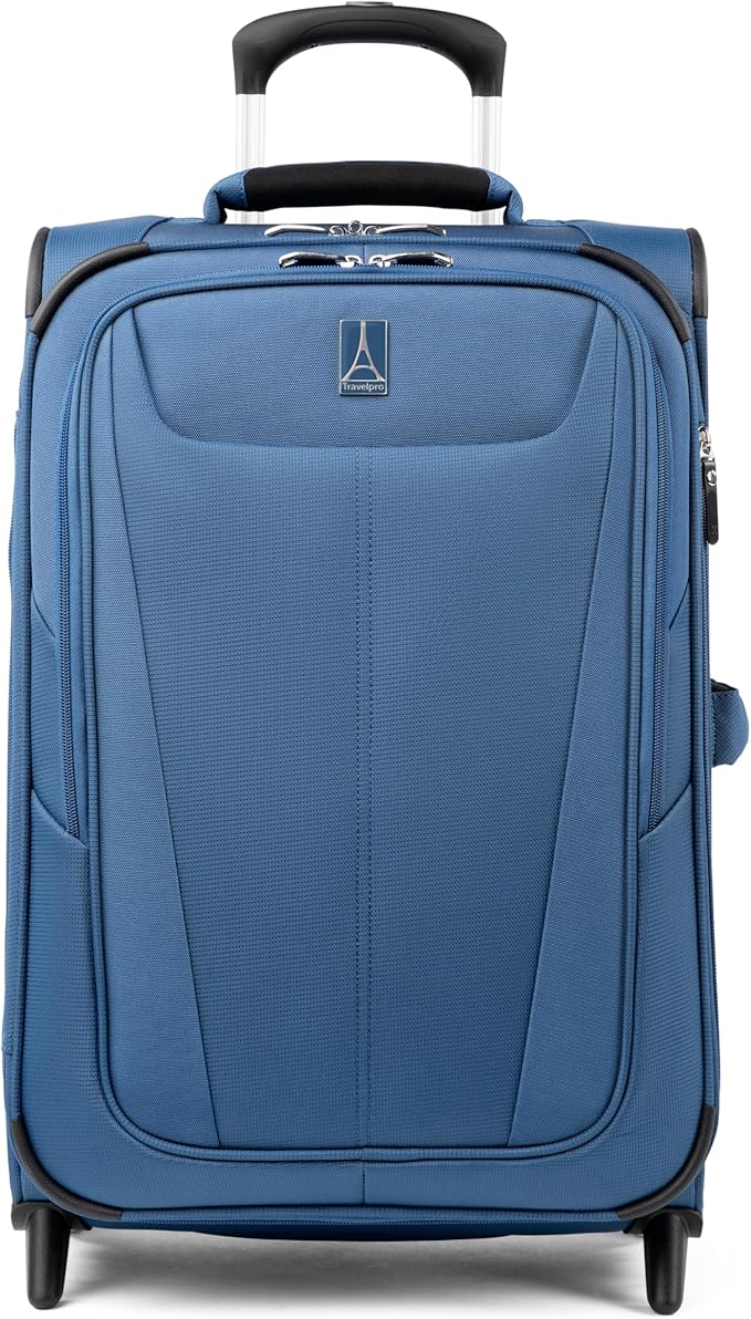 Travelpro Maxlite 5 Softside Expandable Upright 2 Wheel Carry-on Luggage, Lightweight, 21-Inch - Ensign Blue