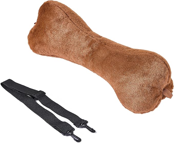 Head Pillow for Recliner Chair，for Sofa, Recliner Neck Pillow, Bone Couch Neck Pillow (Brown)