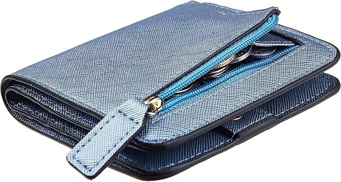 Toughergun Women’s Small Slim Leather Wallet with RFID Protection, Compact Bifold Mini Purse with Clear ID Window