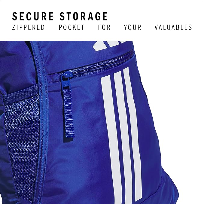 adidas Alliance Sackpack – Drawstring Backpack for Sports, Small Gym Bag