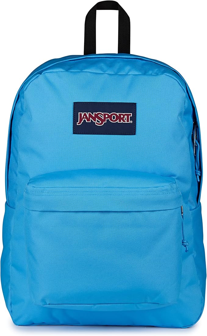 JanSport SuperBreak One Backpack - Durable, Lightweight Bag with 1 Main Compartment, Front Utility Pocket with Built-in Organizer, Premium Backpack, Electric Azul