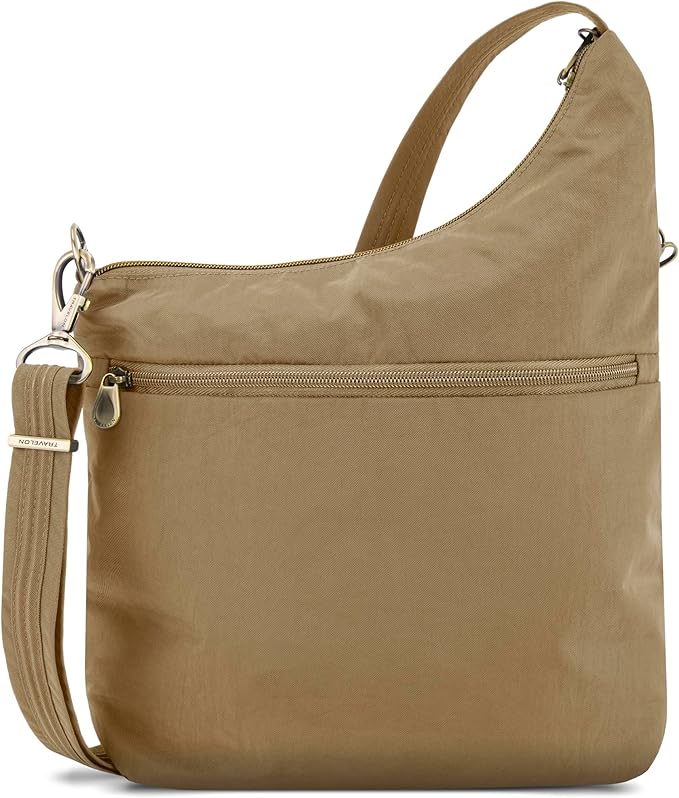 Travelon Anti-Theft Signature 3 Compartment Crossbody Bag