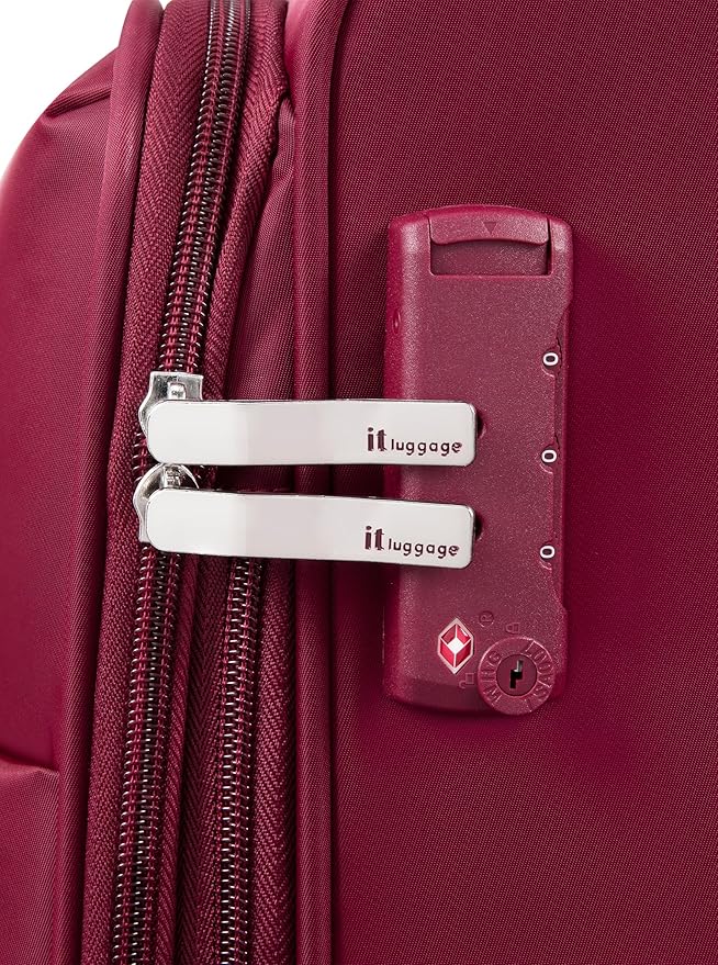 It Luggage Lustrous Luxe 28" Softside Checked 8 Wheel Spinner, French Port