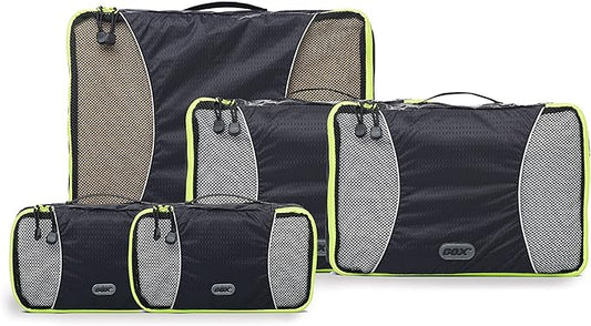GOX Ultra Light 5 piece Packing Cubes Travel Luggage Organizer 1 Large 2 Medium 2 Small