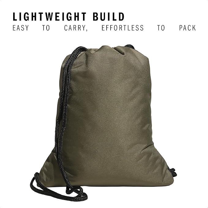 adidas Alliance Sackpack – Drawstring Backpack for Sports, Small Gym Bag