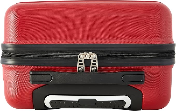 Travelers Club 22" Richmond Spinner Carry-On Luggage, Red