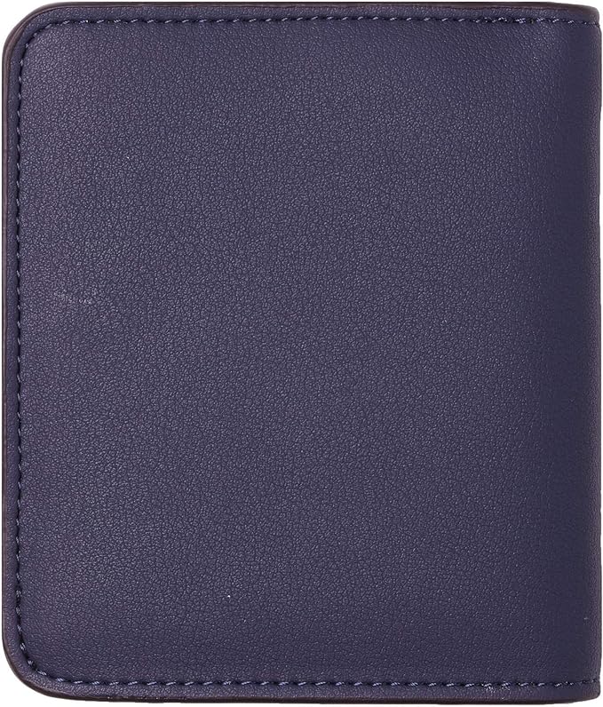 Toughergun Women’s Small Slim Leather Wallet with RFID Protection, Compact Bifold Mini Purse with Clear ID Window