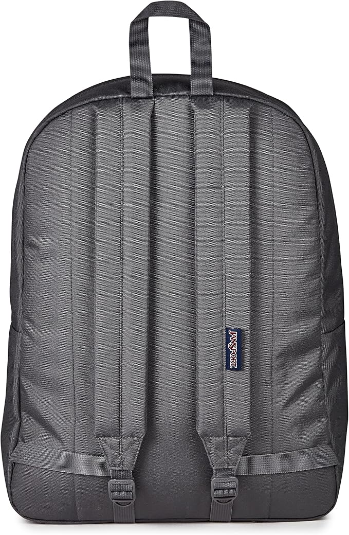 JanSport SuperBreak One Backpack - Durable, Lightweight Bag with 1 Main Compartment, Front Utility Pocket with Built-in Organizer, Premium Backpack, Smokey Grit