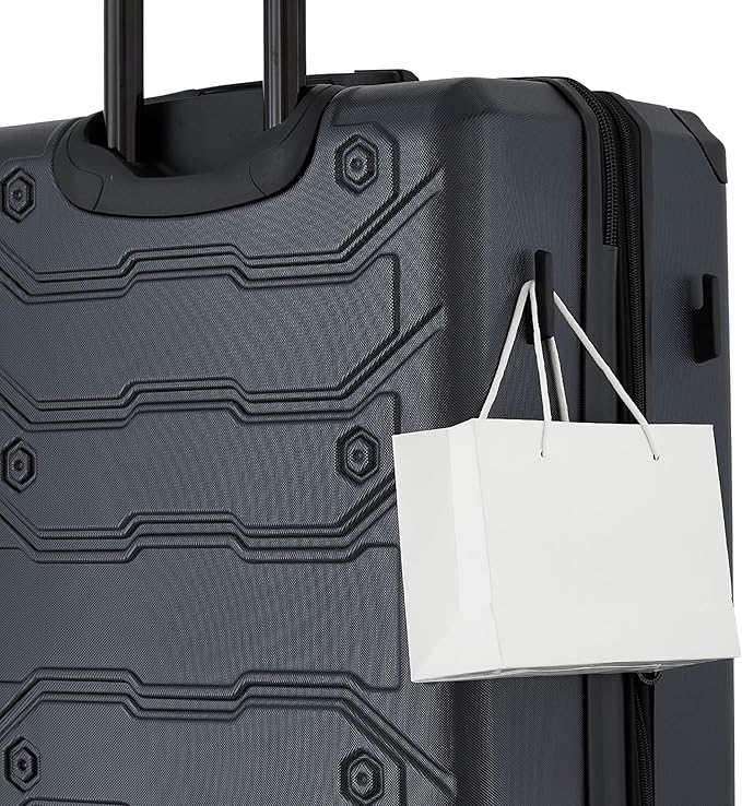 Wrangler ATG Trailway Expandable Hardside Luggage, Jet Black, 22" Carry-On