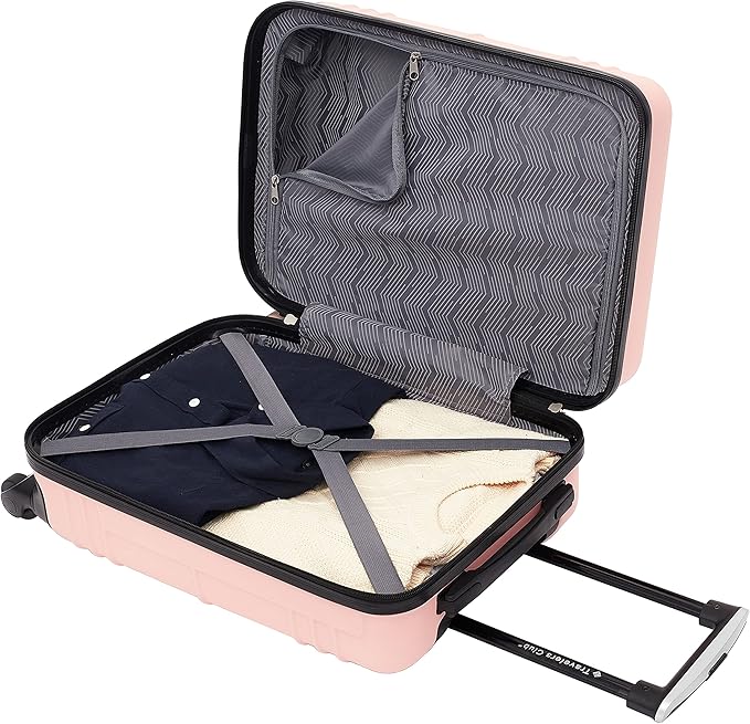 Travelers Club 22" Richmond Spinner Carry-On Luggage, Rose Gold