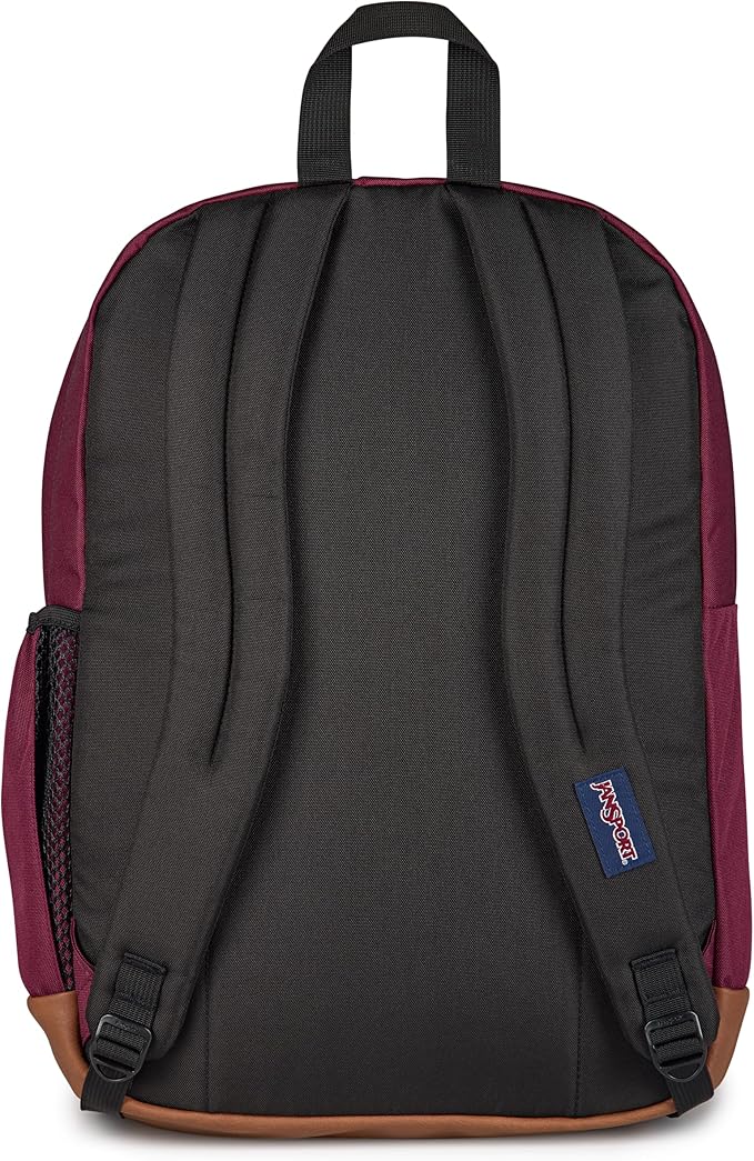 JanSport Cool Backpack with 15-inch Laptop Sleeve, Large Computer Bag Rucksack with 2 Compartments, Ergonomic Straps, Cherry Lacquer