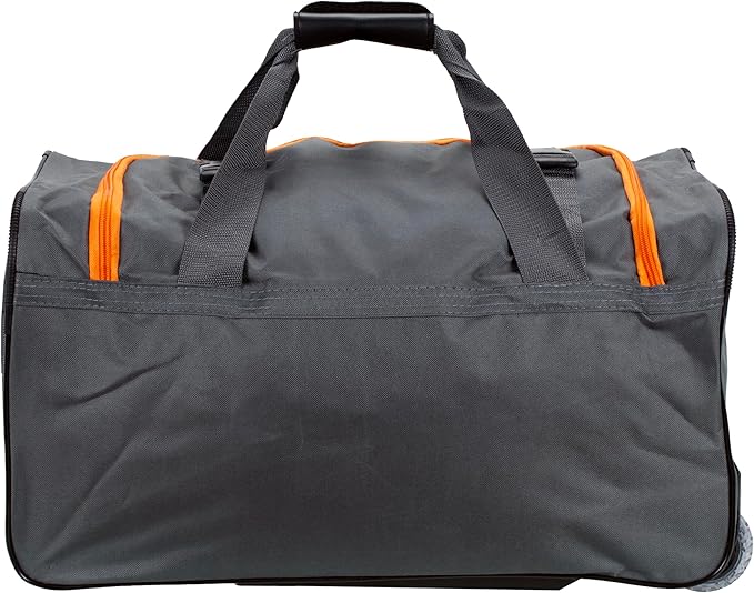 Rockland Rolling Duffel Bag, Black, 22"