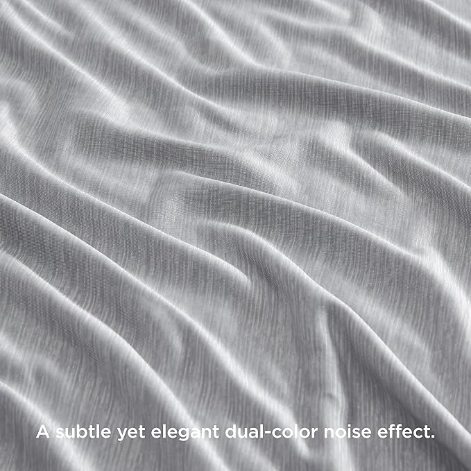 Bedsure Light Grey Cooling Blanket King Size for Hot Sleepers - Summer Cold Blanket for King Size Bed with Rayon Derived from Bamboo, Ice Cool Cold Arc-Chill Thin Summer Bedding Essentials, 108x90
