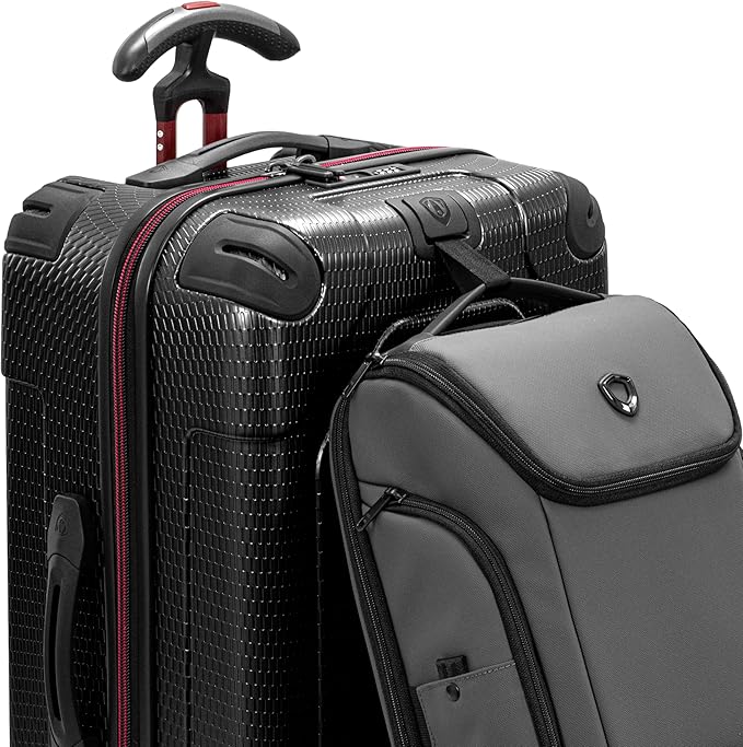 Traveler's Choice Maxporter II Polycarbonate Hardside Trunk with Spinner Wheels, Black, 28-Inch Medium Trunk