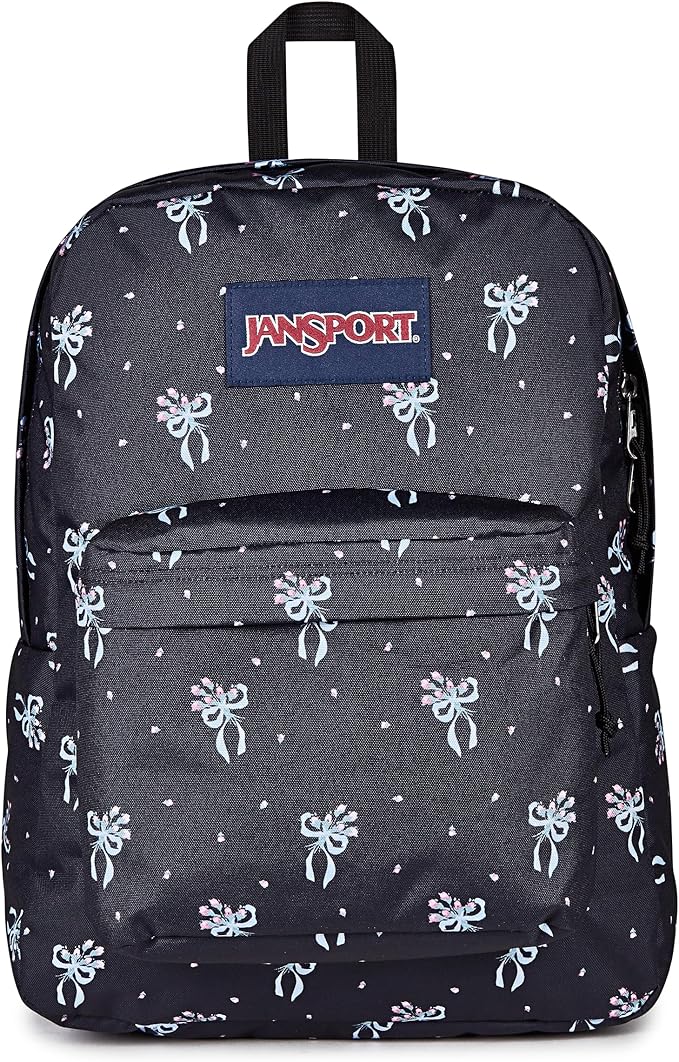 JanSport SuperBreak One Backpack - Durable, Lightweight Bag with 1 Main Compartment, Front Utility Pocket with Built-in Organizer, Premium Backpack, Pastel Petals