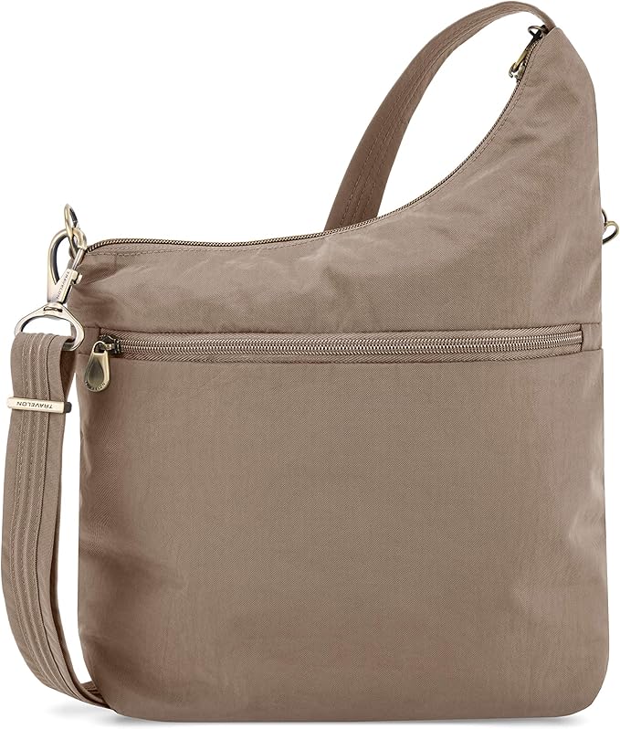 Travelon Anti-Theft Signature 3 Compartment Crossbody Bag