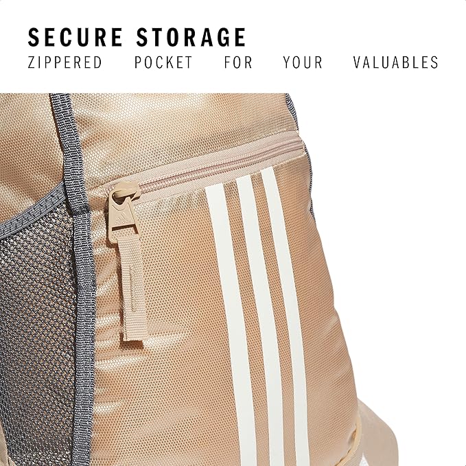 adidas Alliance Sackpack – Drawstring Backpack for Sports, Small Gym Bag