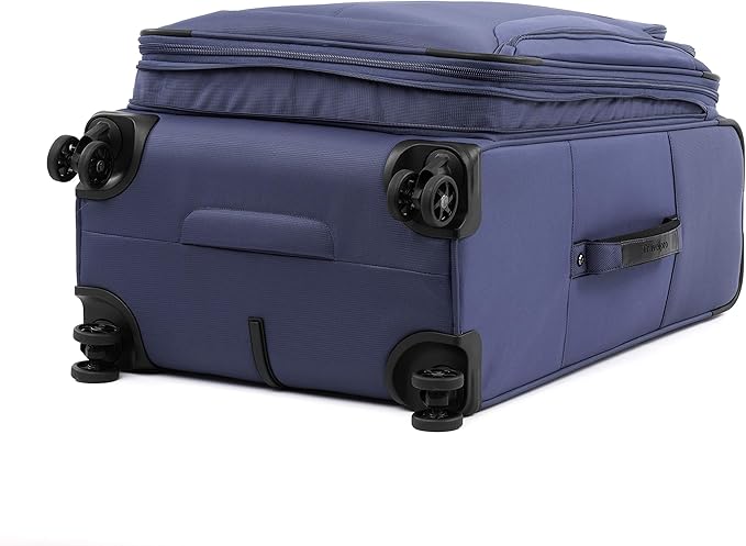 Travelpro Tourlite Softside 2-Piece Set, Expandable Luggage, 4 Spinner Wheels, Lightweight Suitcase, 21" Carry-On, 25" Checked Medium, Blue