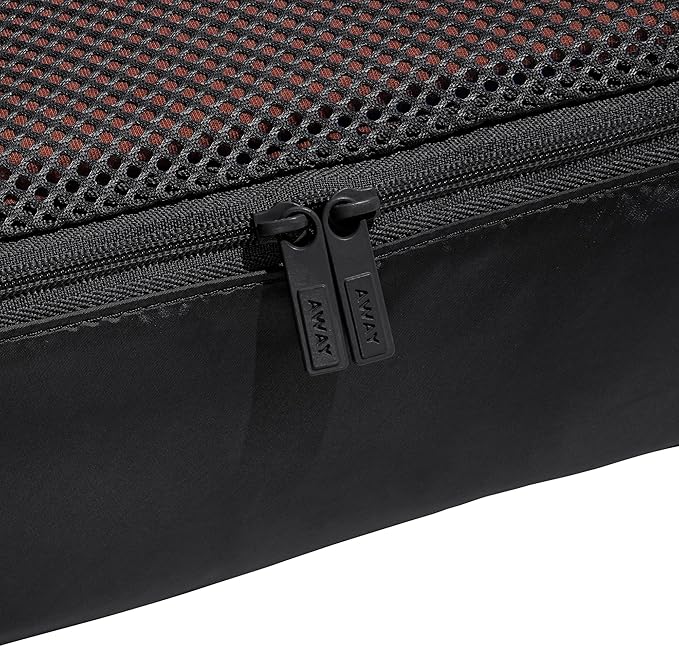 Away Insider Packing Cubes Set of 4 – Lightweight Travel Organizers for Luggage, Suitcases & Carry-On Bags, Jet Black