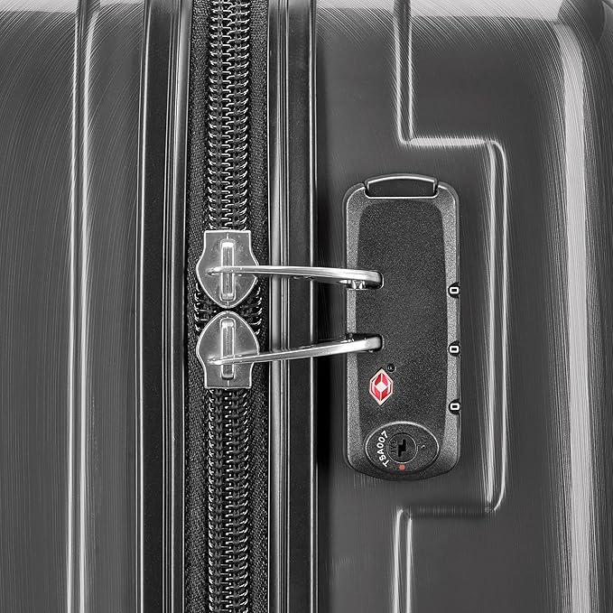 Samsonite Winfield 2 Hardside Expandable Luggage with Spinner Wheels, Charcoal, 3-Piece Set (20/24/28)