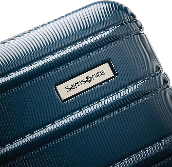 Samsonite Omni 2 Global Carry-On Spinner Luggage - Compact Size For International Travel - Airline-Approved - Features Expandable Polycarbonate Shell, 360° Wheels, USB Power Hub - Nova Teal