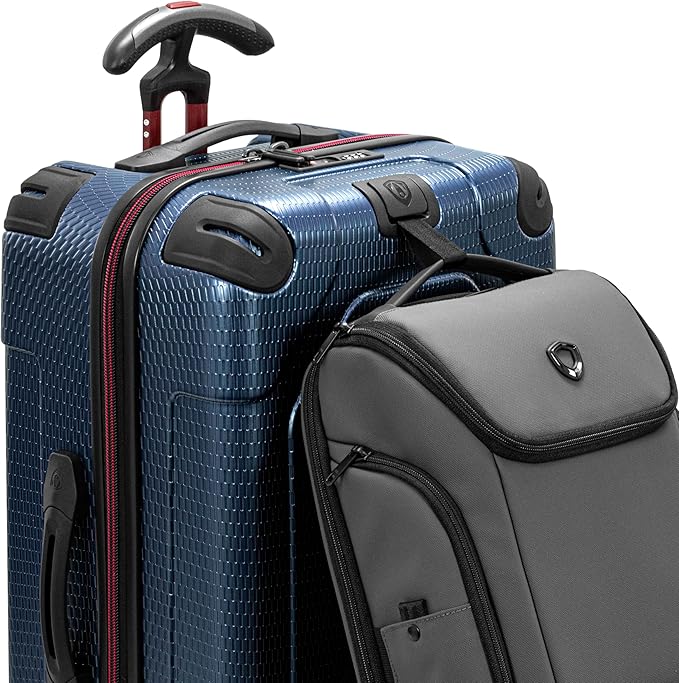 Traveler's Choice Maxporter II Polycarbonate Hardside Trunk with Spinner Wheels, Navy, 28-Inch Medium Trunk