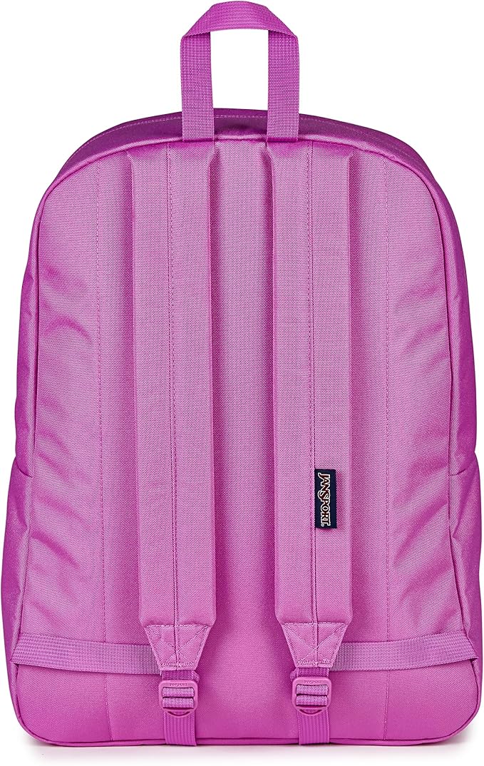 JanSport SuperBreak One Backpack - Durable, Lightweight Bag with 1 Main Compartment, Front Utility Pocket with Built-in Organizer, Premium Backpack, Digital Fuchsia