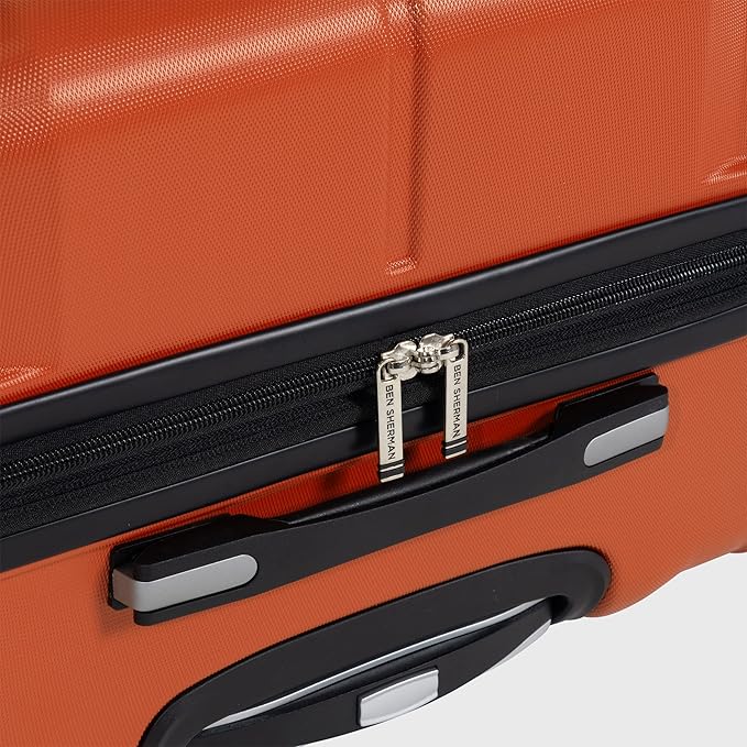 Ben Sherman Derby Spinner Travel Upright Luggage, Mandarin, 2-Piece Set (20" & 28")