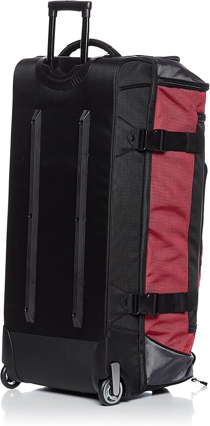 Amazon Basics Ripstop Wheeled Duffel, 35 Inch - Red
