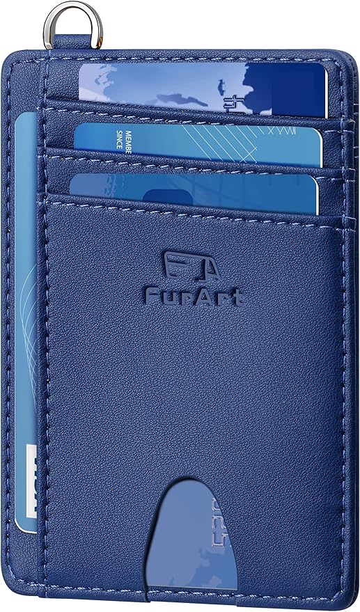 FurArt Slim Minimalist Wallet, Front Pocket Wallets, RFID Blocking, Credit Card Holder for Men