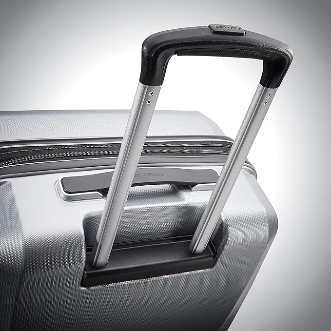 Samsonite Winfield 3 DLX Hardside Expandable Luggage with Spinners, Silver, 3-Piece Set (20/25/28)