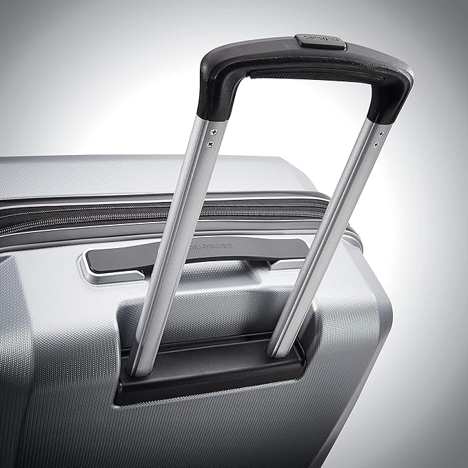 Samsonite Winfield 3 DLX Hardside Expandable Luggage with Spinners, Silver, Carry-On 20-Inch