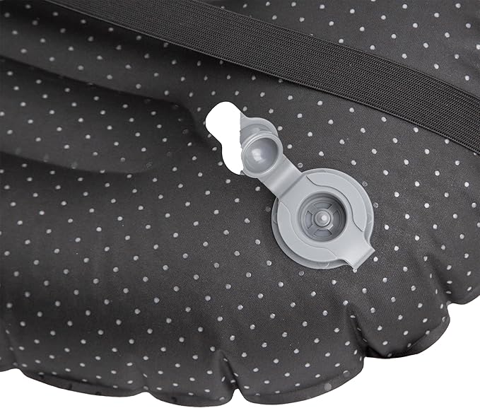 Stansport Lightweight Inflatable Camping Pillow – Ergonomic Ultralight Backpacking Pillow with Stay-Put Sleeping Pad Strap and Anti-Slip Grip – Compact Travel & Hiking Gear with Carry Bag