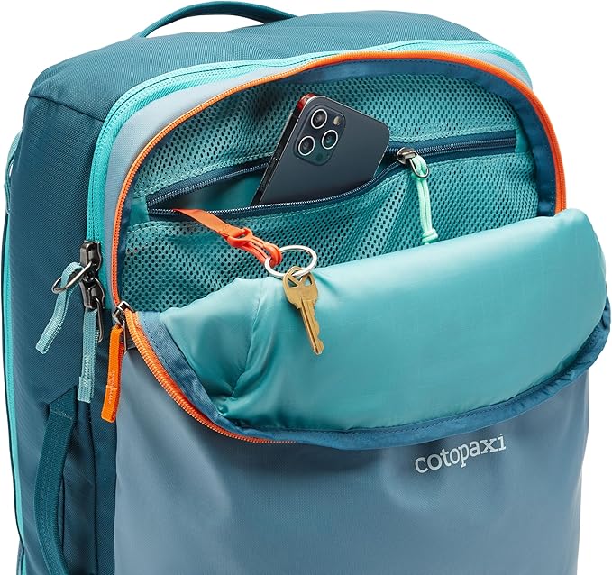 Cotopaxi Allpa 35L Travel Pack, Blue Spruce and Abyss