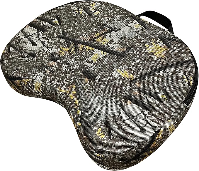 URMONA Portable Hunting Seat Cushion, 11.4 x 15.7 x 2.8in Thickening Lightweight Outdoor Cushion, Waterproof Sponge Dirty Proof Pad for Hunting, Camping, Stadium, Outdoor Sports, Fishing