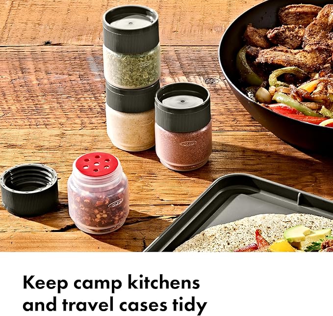 OXO Outdoor 4-Piece Spice Shaker Set